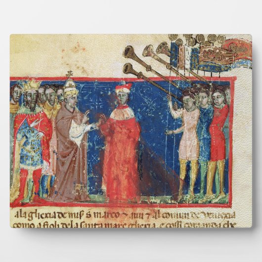 Codex Correr I 383 Doge Sebastiani Fotoplaat (Voorkant)
