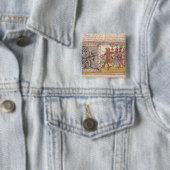 Codex Duran Vierkante Button 5,1 Cm (In situ)