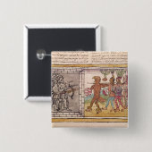 Codex Duran Vierkante Button 5,1 Cm (Voorkant /achterkant)