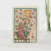 Codex Manesse CC0554 Birthday Card Kaart (Voorkant)