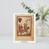 Codex Manesse door kapitein Manesse Briefkaart (Staand voorkant)