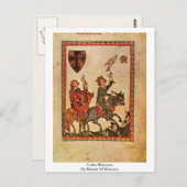 Codex Manesse door kapitein Manesse Briefkaart (Voorkant / Achterkant)