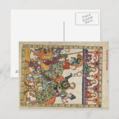 Codex manesse - Herzog Heinrich von Breslau Postka Briefkaart (Voorkant / Achterkant)