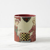 Codex Manesse middeleeuwse schaakspelers Mok (Midden)