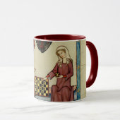 Codex Manesse middeleeuwse schaakspelers Mok (Voorkant rechts)