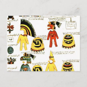 Codex Mendoza Briefkaart