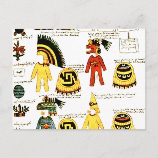 Codex Mendoza Briefkaart (Voorkant)