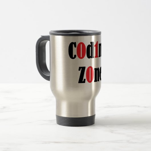 Codezone Coffee Travel Mug Reisbeker (Voorkant links)