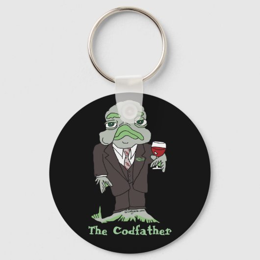 Codfather Digital Photo Cute Sleutelhangers (Voorkant)