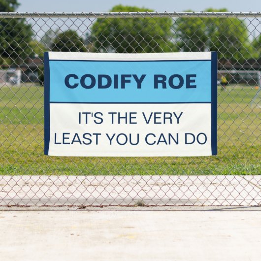 Codify Roe is het minste dat je het Congres kunt d Spandoek (Insitu)