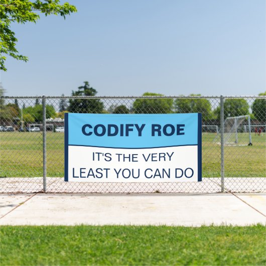 Codify Roe is het minste dat je het Congres kunt d Spandoek (Insitu)