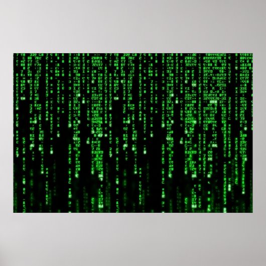 Coding binary numbers poster (Voorkant)
