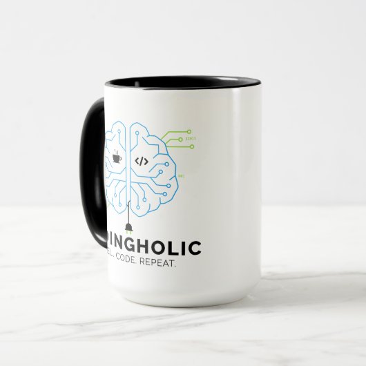 Coding Duo Mug Set for Programmers & coders Mok (Voorkant links)