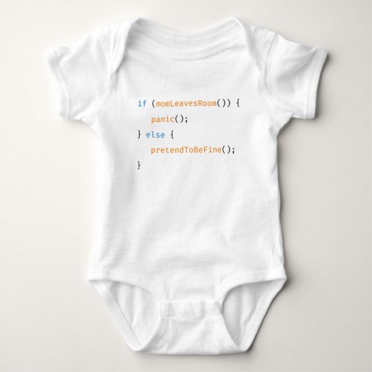 Coding Funny Baby Mom Code Romper (Voorkant)