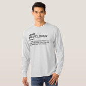 Coding Humor – App Developer Definition Shirt (Voorkant volledig)