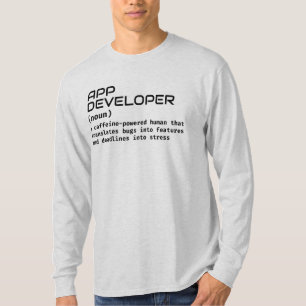 Coding Humor – App Developer Definition Shirt