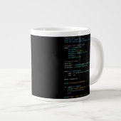 Coding Humor - Developer Logic and Tech Life Grote Koffiekop (Voorkant rechts)
