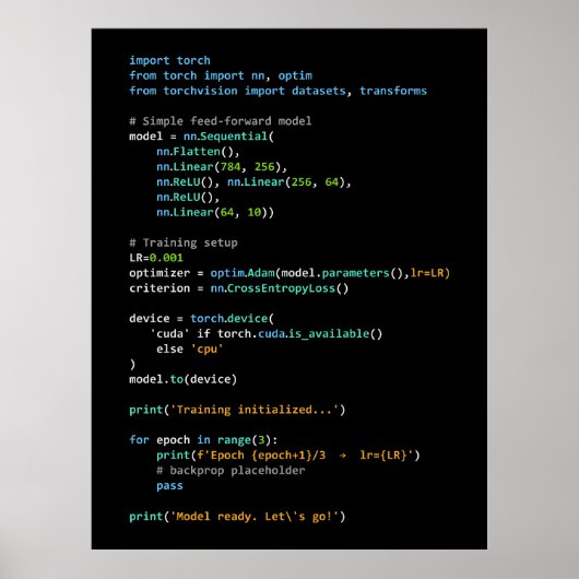 Coding Humor - Developer Logic and Tech Life Poster (Voorkant)