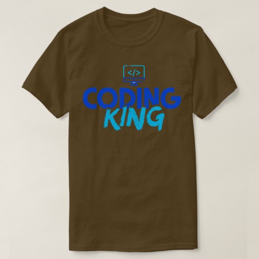 Coding King T-shirt (Design voorkant)
