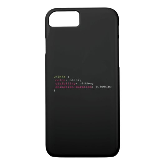 Coding Ninja Case-Mate iPhone Case (Achterkant)