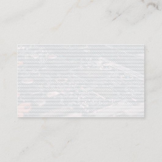 Coding | Software Engineer Visitekaartje (Achterkant)