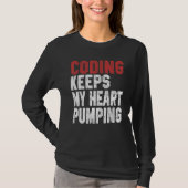 Coding Women Men Code Developer Programming Geek T-shirt (Voorkant)