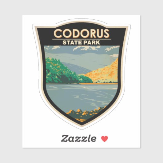 Codorus State Park Pennsylvania Badge Sticker (Vel)