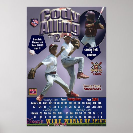 Cody Alling Poster (Voorkant)