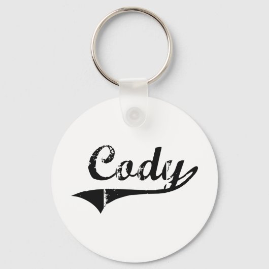 Cody Classic Style Name Sleutelhanger (Voorkant)