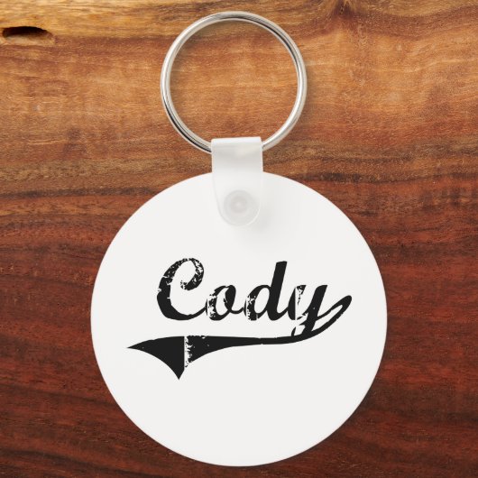 Cody Classic Style Name Sleutelhanger (Voorkant)