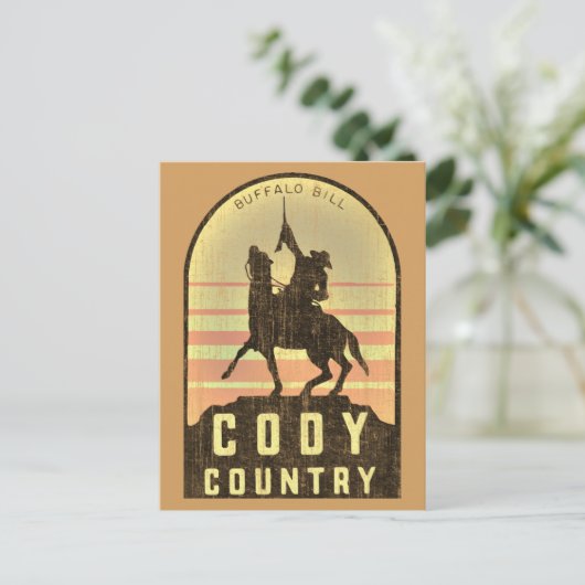 Cody Country Wyoming Briefkaart (Staand voorkant)