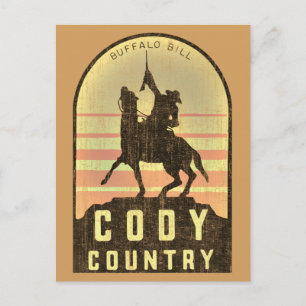 Cody Country Wyoming Briefkaart