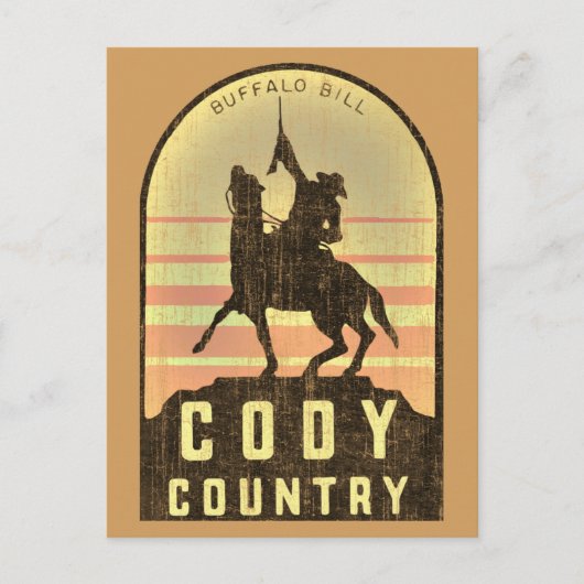 Cody Country Wyoming Briefkaart (Voorkant)