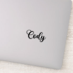 Cody Naam - Handgeschreven kalligrafie Sticker