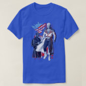 Cody Rhodes Americana Retro Pin T-shirt (Design voorkant)