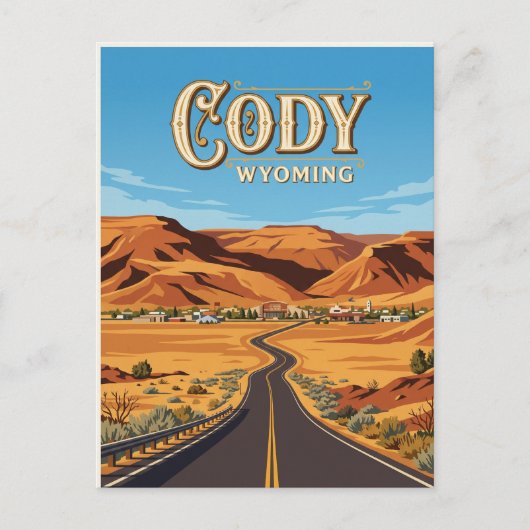 Cody USA Briefkaart (Voorkant)