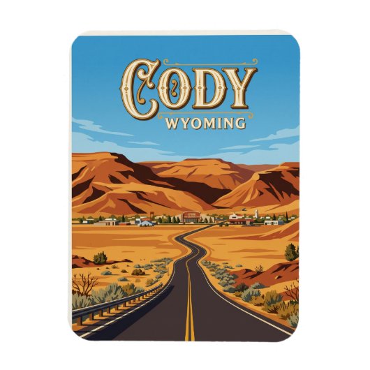 Cody USA Magneet (Verticaal)