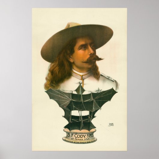 Cody War Kite Poster (Voorkant)