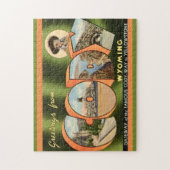Cody Wyoming 11x14 ansichtkaart Legpuzzel (Verticaal)