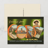 Cody Wyoming Ansichtkaart Briefkaart (Voorkant / Achterkant)