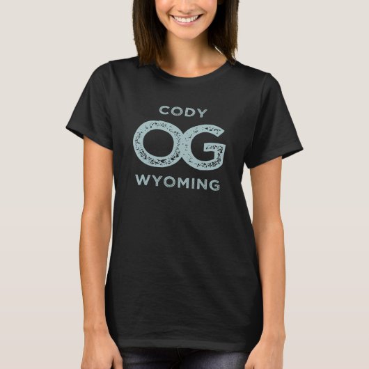 Cody Wyoming Show Your Original Hometown Pride T-shirt (Voorkant)