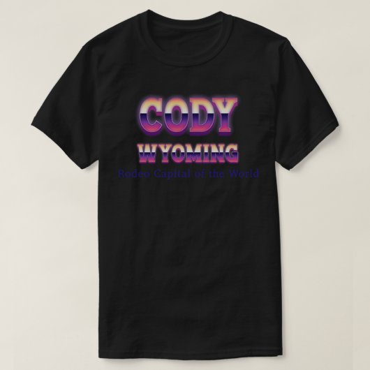Cody Wyoming T-shirt (Design voorkant)