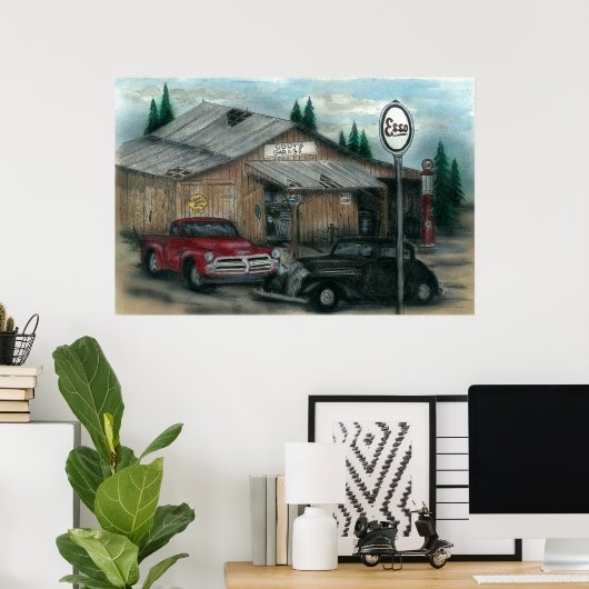 CODY'S GARAGE print (Thuiskantoor)