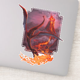 Cody's Lava Dragon Sticker