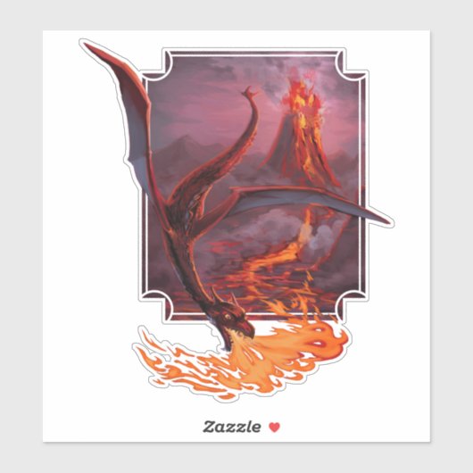 Cody's Lava Dragon Sticker (Vel)