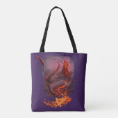 Cody's Lava Dragon Tote Bag (Achterkant)