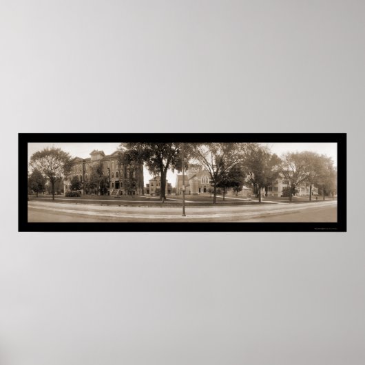 Coe College IA Foto 1914 Poster (Voorkant)
