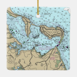 Coecles Harbour Nautical Christmas Keramisch Ornament
