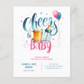 COED Baby Brewing Beers Bottles Cheers Baby shower (Voorkant)