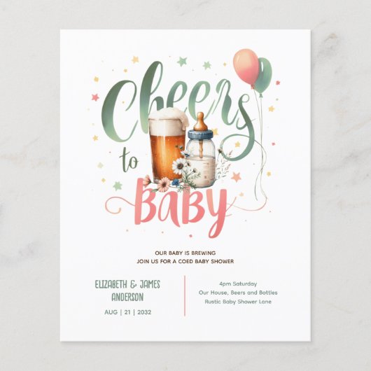 COED Baby Brewing Beers Flessen Proost Wildbloemen (Voorkant)